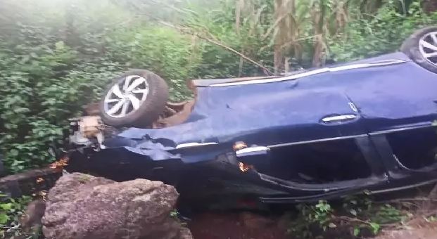 Tourist Trip Turns Tragic as Car Plunges into 300-Foot Gorge in Koraput; One Killed, Four Injured