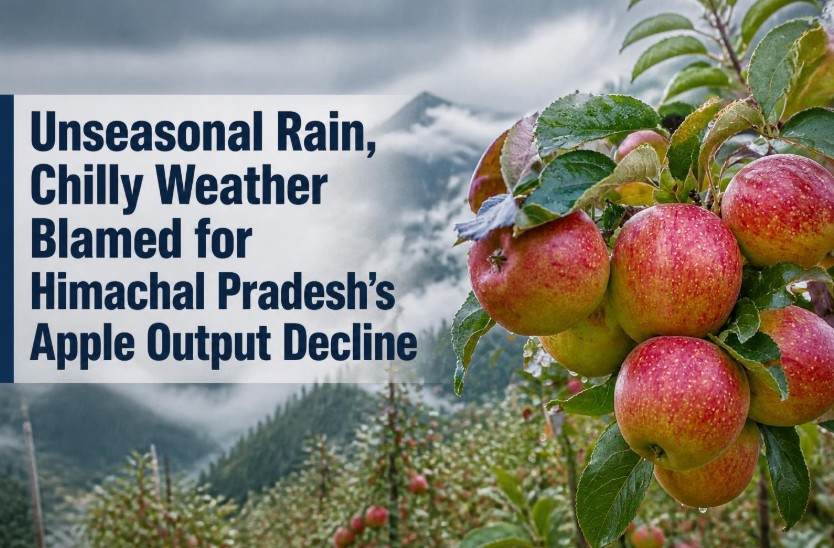 Unseasonal Rain, Chilly Weather Blamed for Himachal Pradesh’s Apple Output Decline