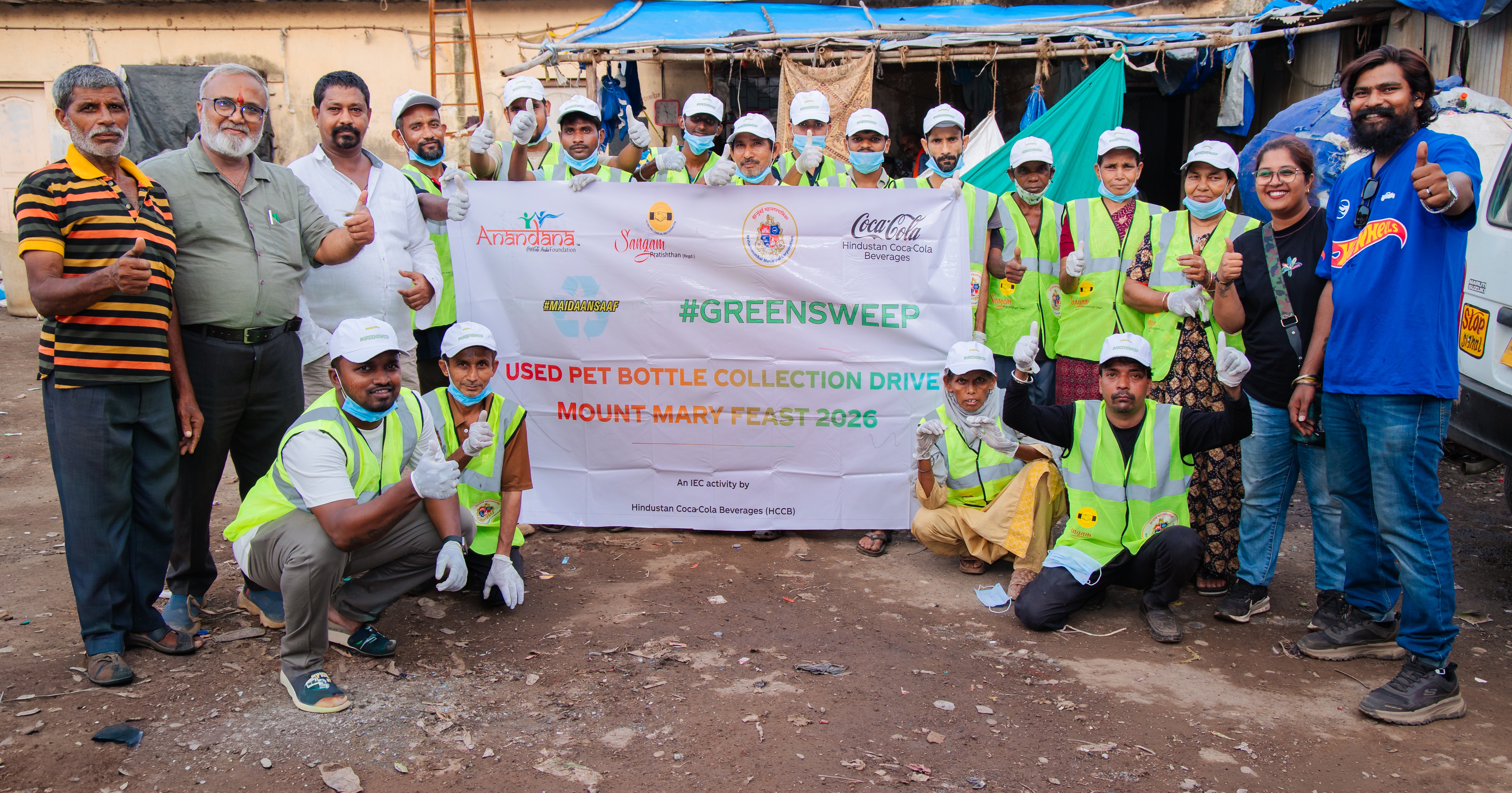 Hindustan Coca-Cola Beverages Supports Used PET Bottle Collection Drive at Mount Mary Festival 2026