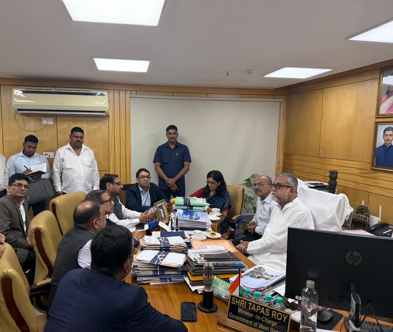 Hon’ble Minister Shri Tapas Roy Holds Talks with Steel Industry; Shyam Steel Director Shri Lalit Beriwala Flags Power, Raw Material Concerns in Bengal
