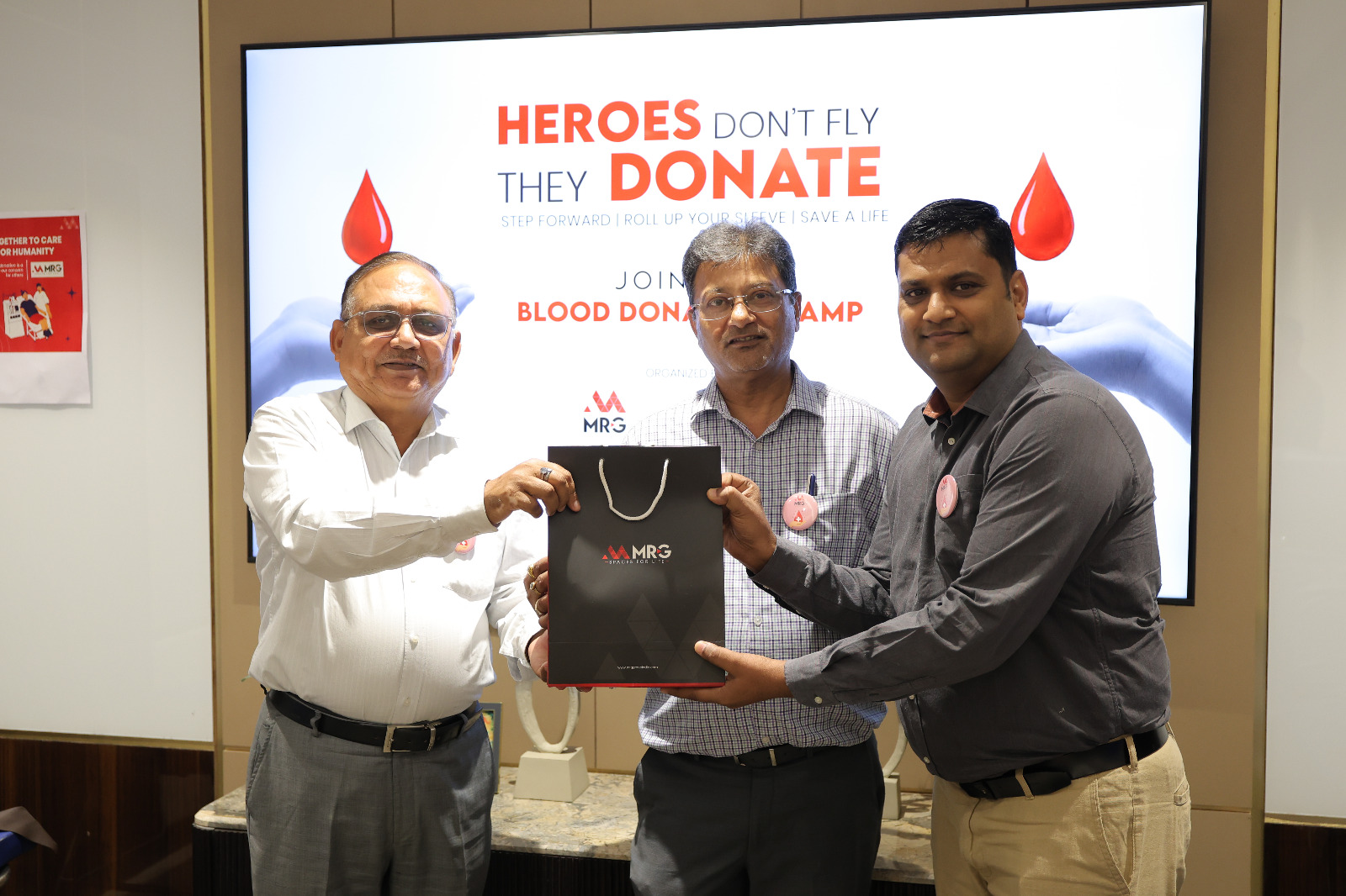 MRG Foundation and Indian Red Cross Society Host Blood Donation Camp; Over 70 Donors Participate