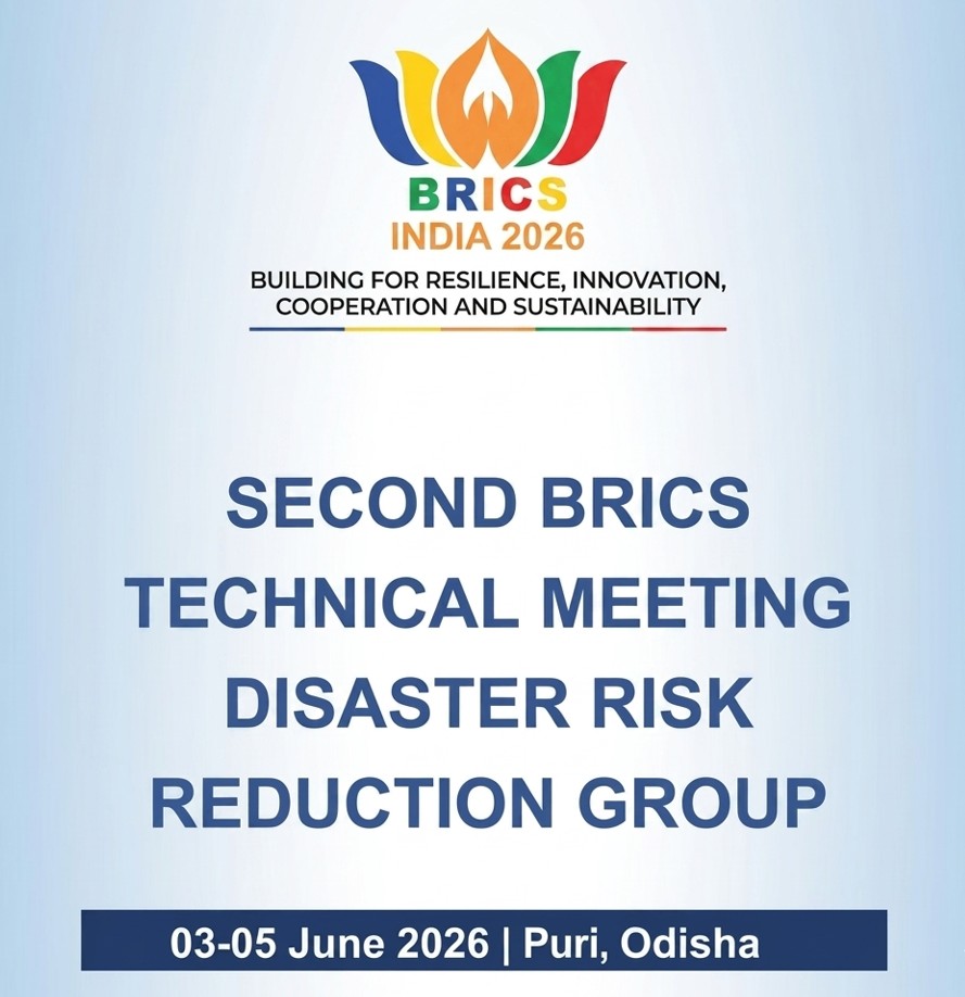Puri to Host Second BRICS Technical Meeting on Disaster Management from June 3