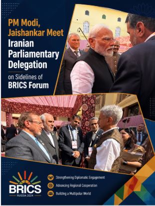 PM Modi, Jaishankar Meet Iranian Parliamentary Delegation on Sidelines of BRICS Forum