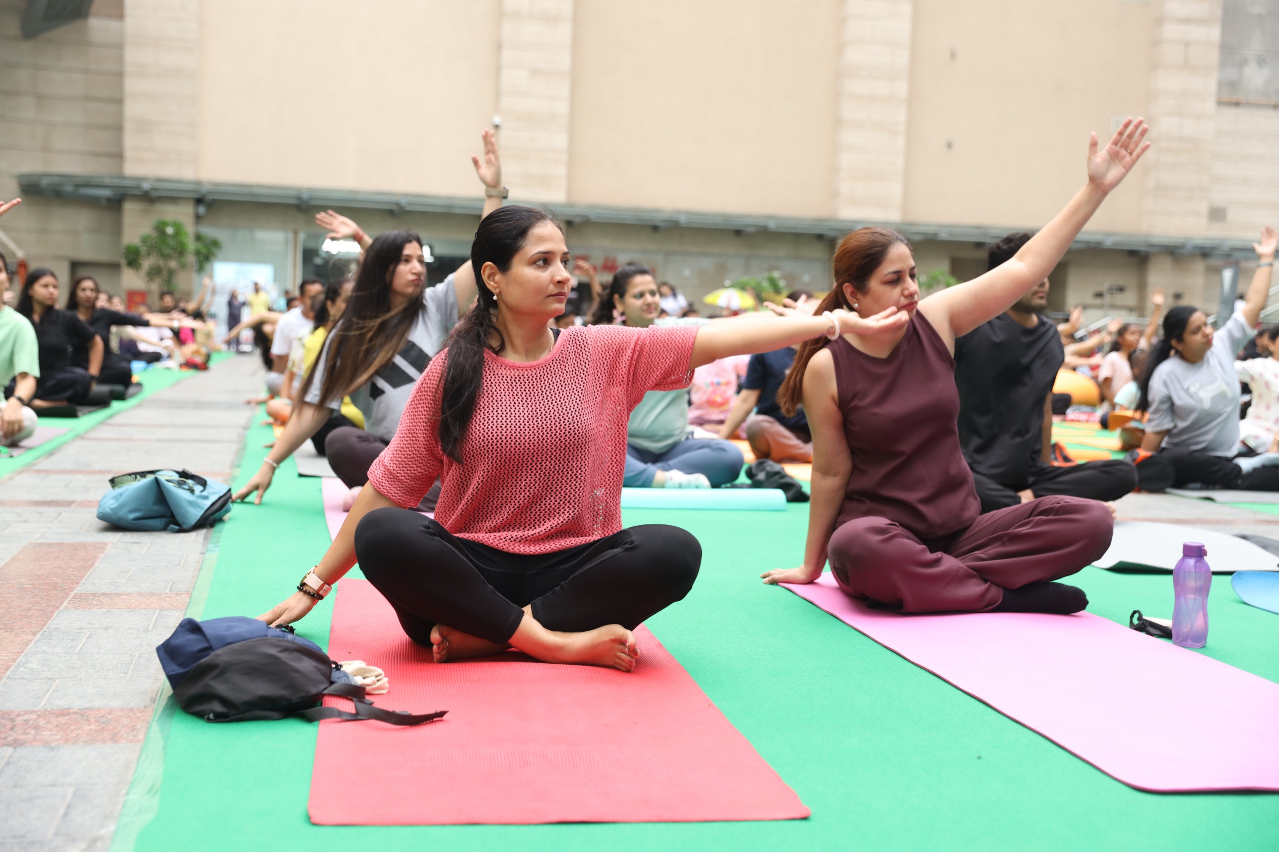 Vegas Mall Marks International Yoga Day with a Grand Wellness Celebration