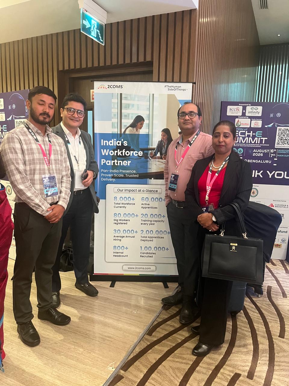 2COMS Unveils 'Back to Bengal' Platform at Fourth Tech E-Summit in Bengaluru to Address Talent Migration