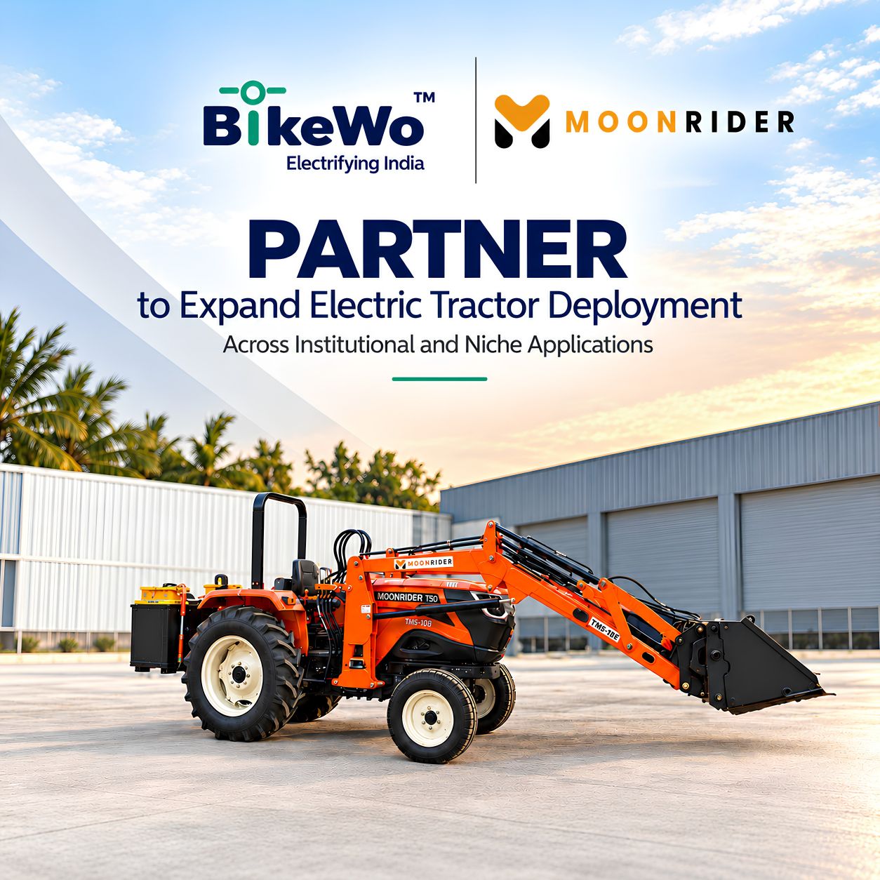 News_BikeWo and Moonrider Partner to Accelerate Electric Tractor Adoption Across Institutional Applications