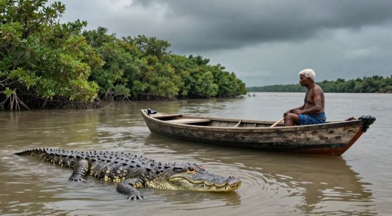Elderly Fisherman Feared Killed in Suspected Crocodile Attack in Kendrapada