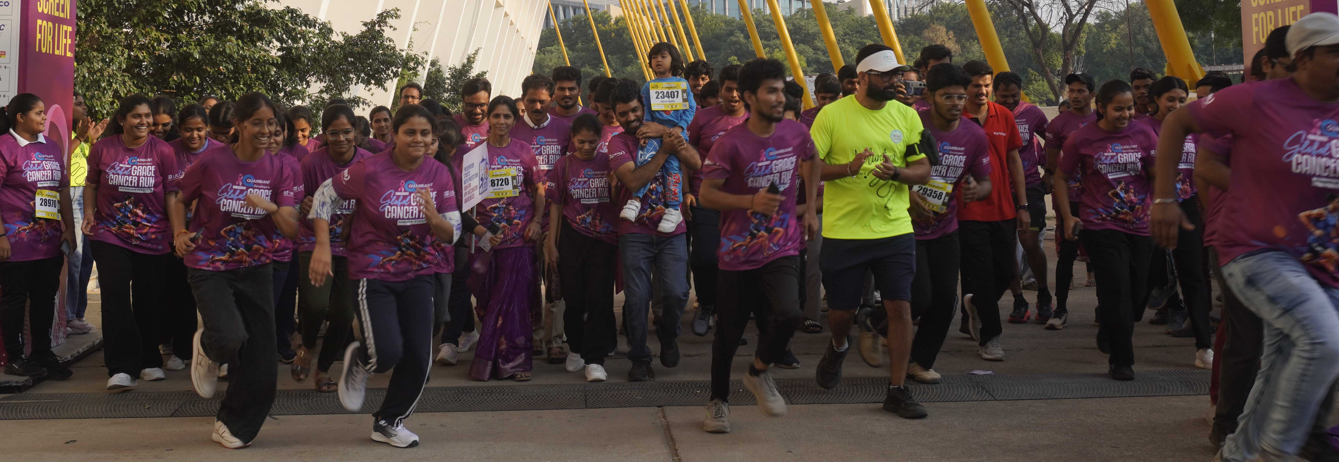 9th Global Grace Cancer Run Makes History with 300 Cancer Survivors Participating