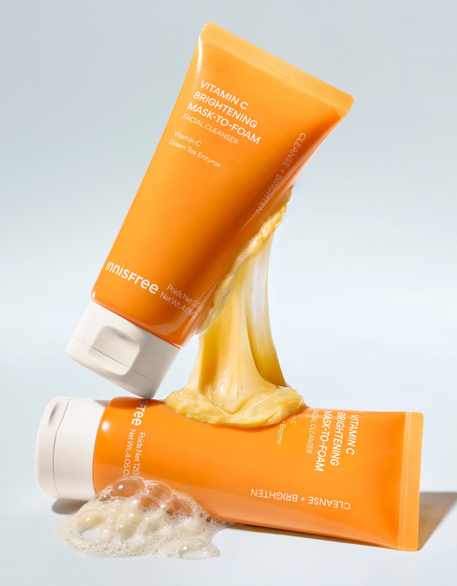 Innisfree Introduces Vitamin C Brightening Mask-to-Foam, A 2-in-1 Cleanser That Melts, Cleanses and Refines in One Step