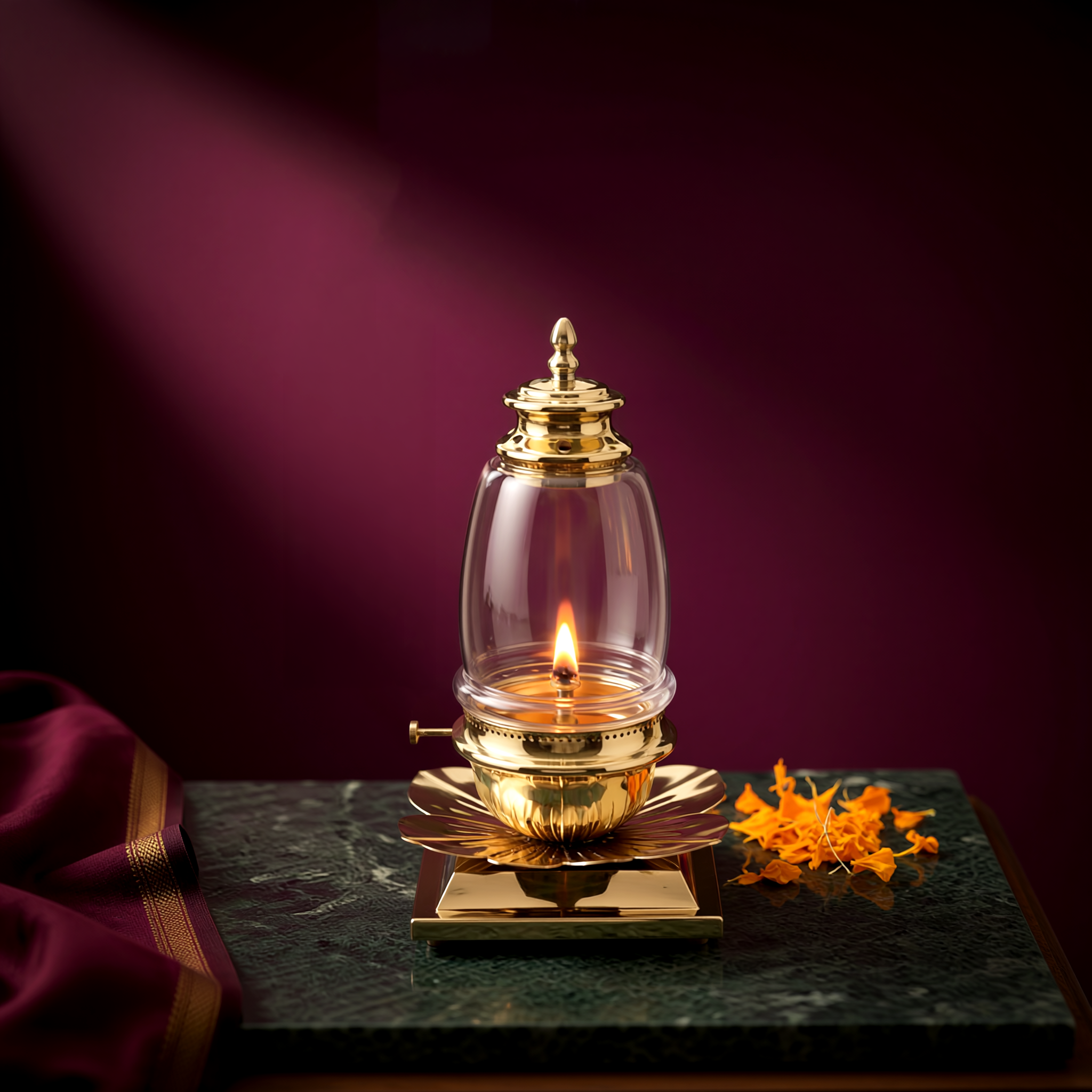 Ganesh Chaturthi Gifting: A Timeless Brass Akhand Jyot Diya by P&bull;TAL