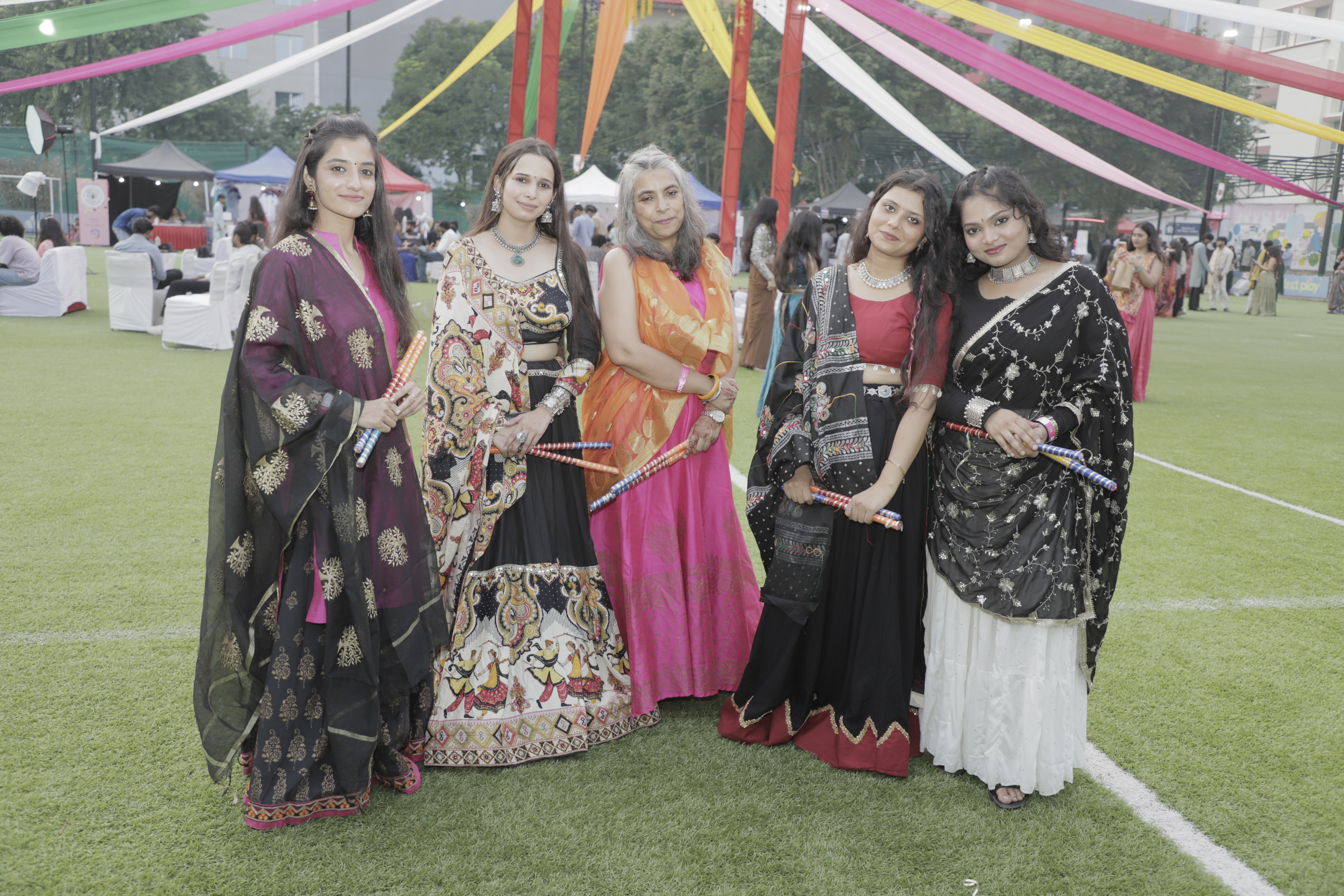 IMS Noida Celebrates Navratri with Three-Day Dandiya Night, Students Groove to Festive Beats
