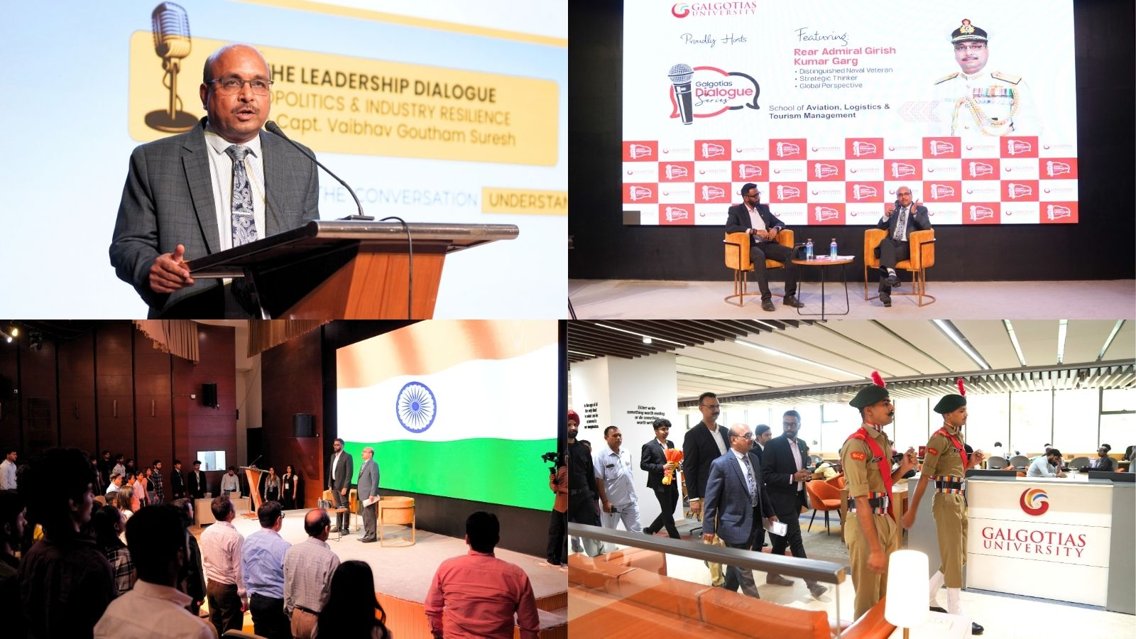 Rear Admiral GK Garg Praises Galgotias University&rsquo;s Infrastructure and Student Engagement