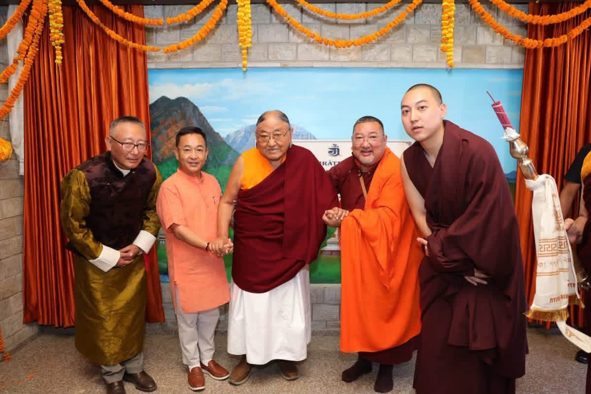 Chief Minister Prem Singh Tamang and Sakya Gongma Trichen Rinpoche Jointly Inaugurate Nyiya Nairatmya Centre in Gangtok