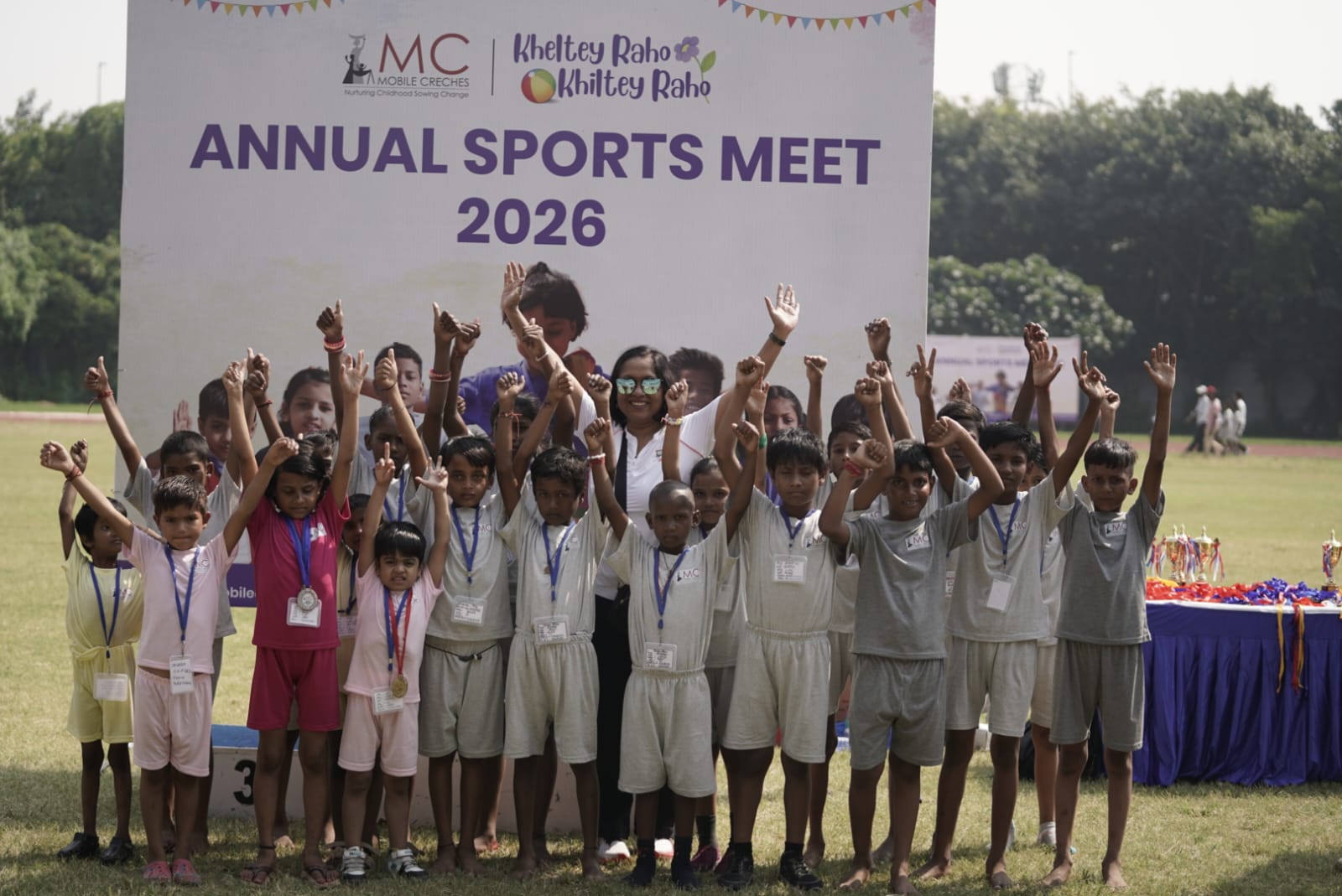 1,200 Children Come Together to Celebrate Sports and Play at Mobile Creches&rsquo; Annual Sports Meet in Delhi