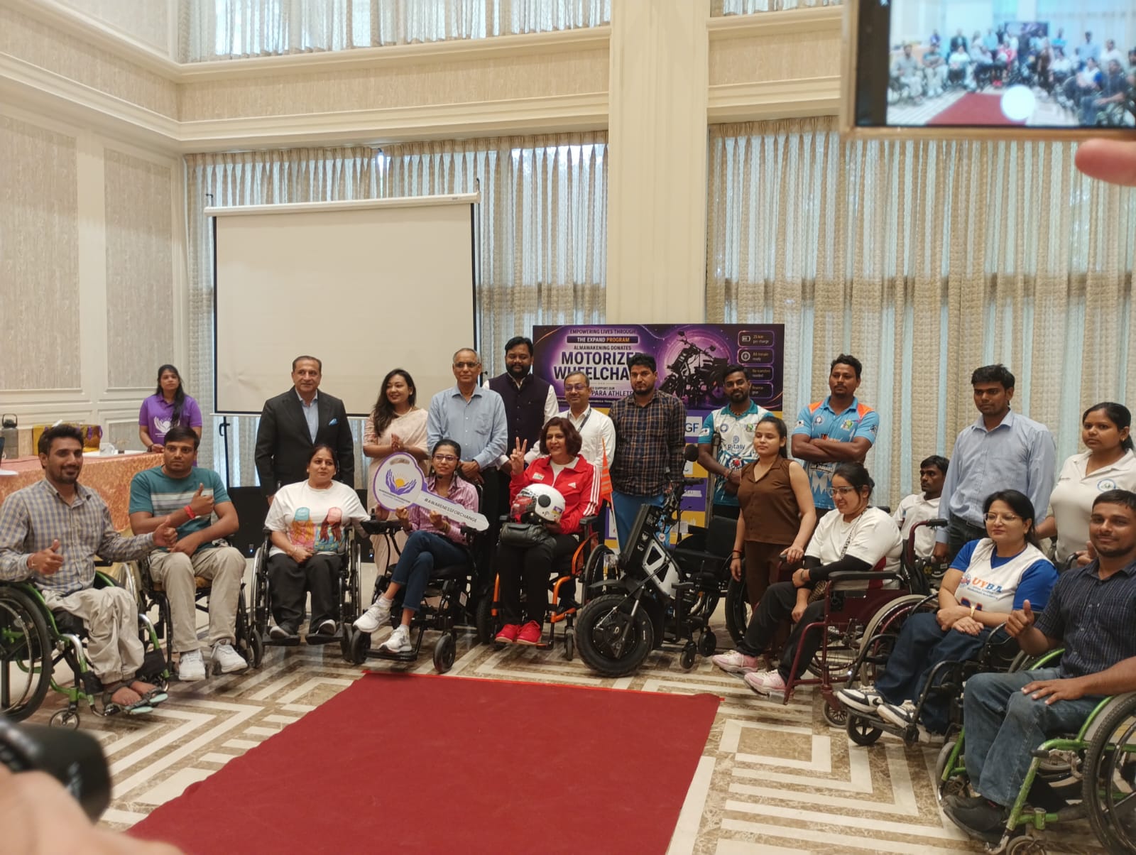 Almawakening Foundation Continues EXPAND Program with Motorized Wheelchair Donation for Indian Para Athletes