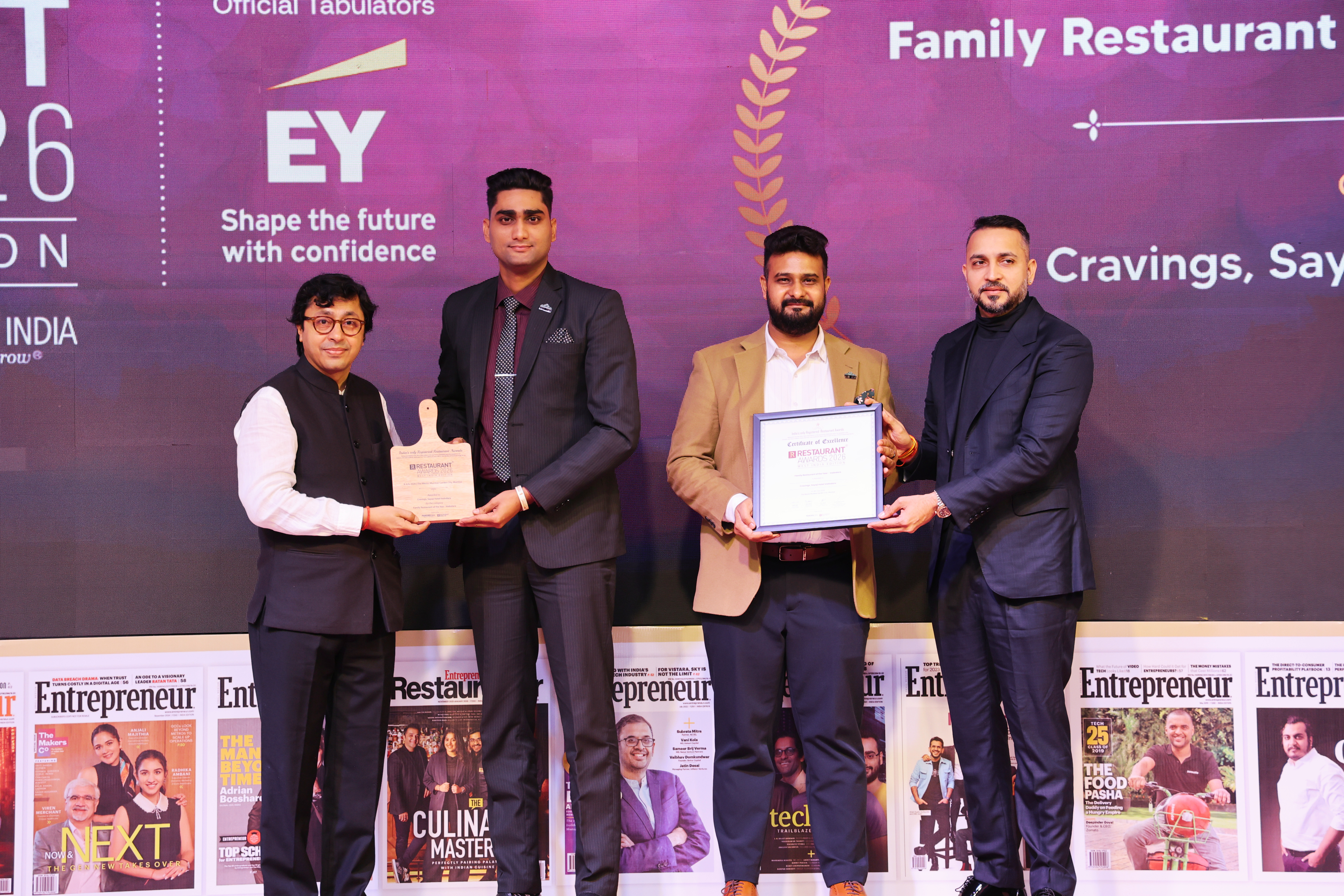 Cravings at Sayaji Hotel Vadodara Wins 'Family Restaurant of the Year 2026' at the Restaurant India Awards