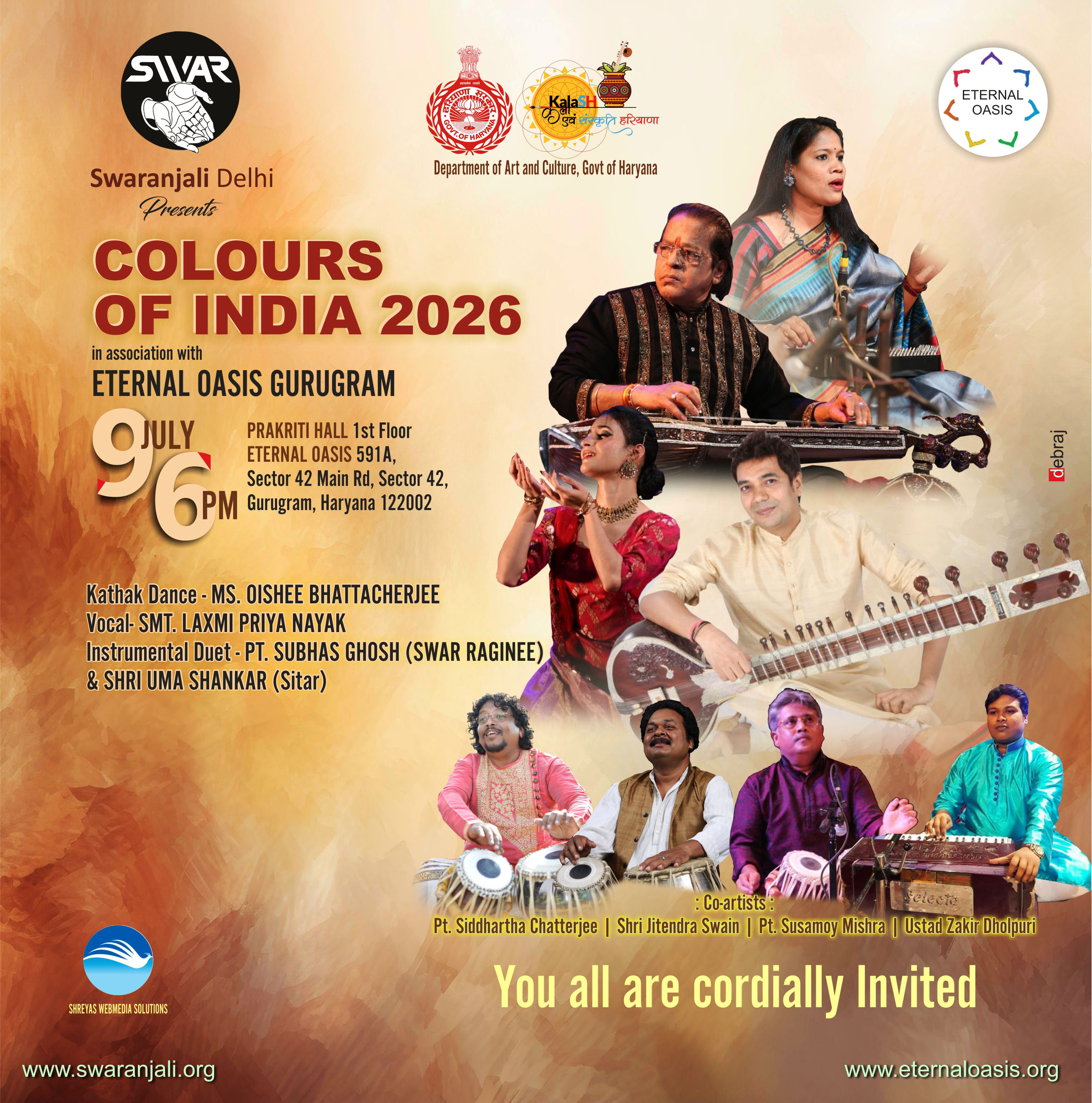 Swaranjali Delhi to Present &lsquo;Colours of India 2026&rsquo; in Gurugram on July 9