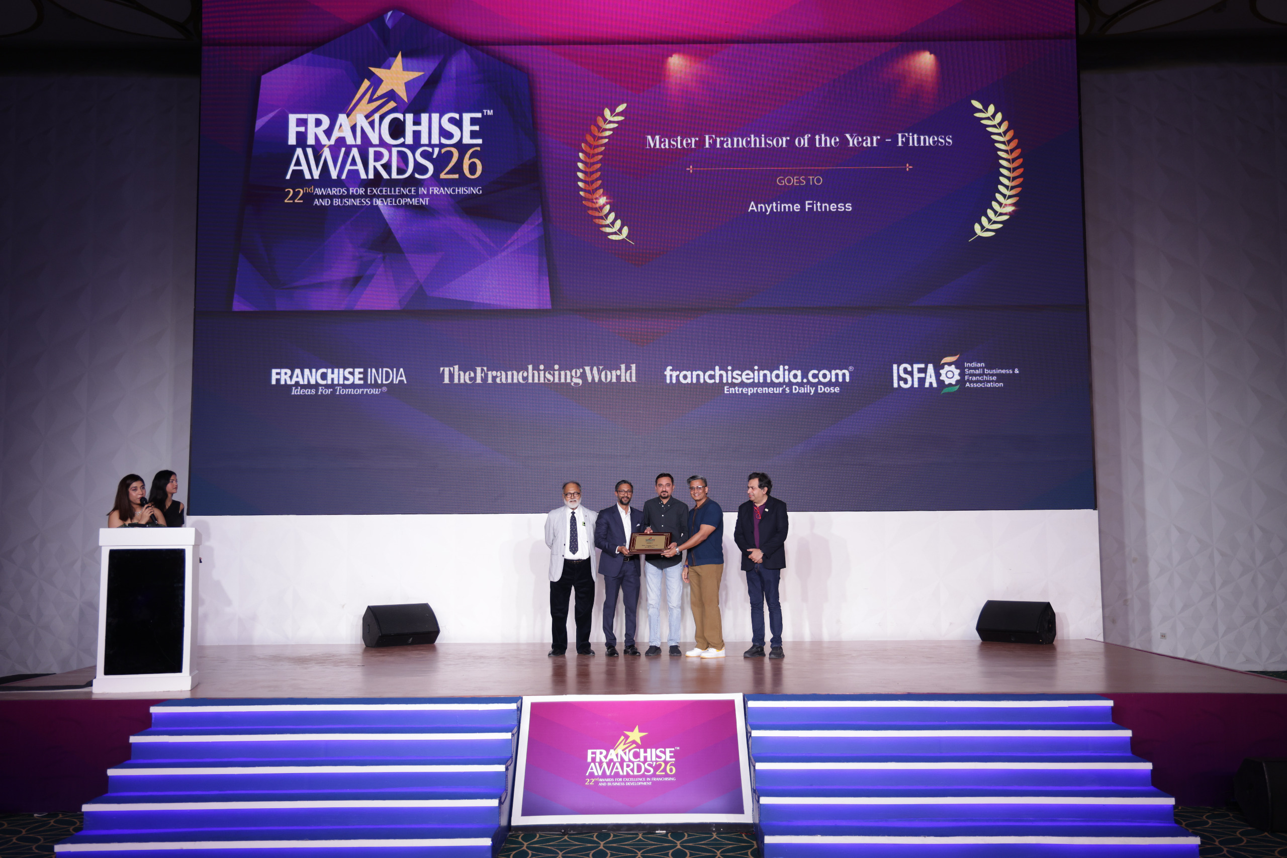 Anytime Fitness India Earns &lsquo;Master Franchise Of The Year &rsquo; At Franchise India Awards 2026 In Fitness Category