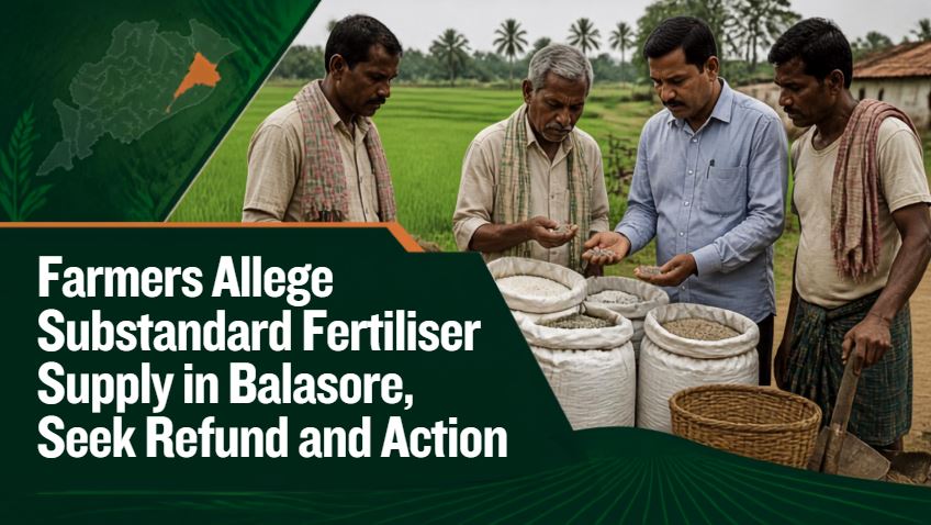 Farmers Allege Substandard Fertiliser Supply in Balasore, Seek Refund and Action