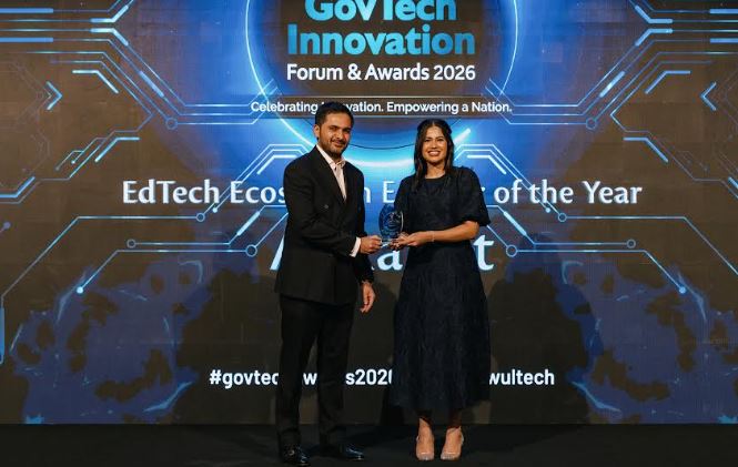 Ankabut wins the &ldquo;EdTech Ecosystem Enabler of the Year&rdquo; award at the GovTech Innovation Forum &Awards 2026
