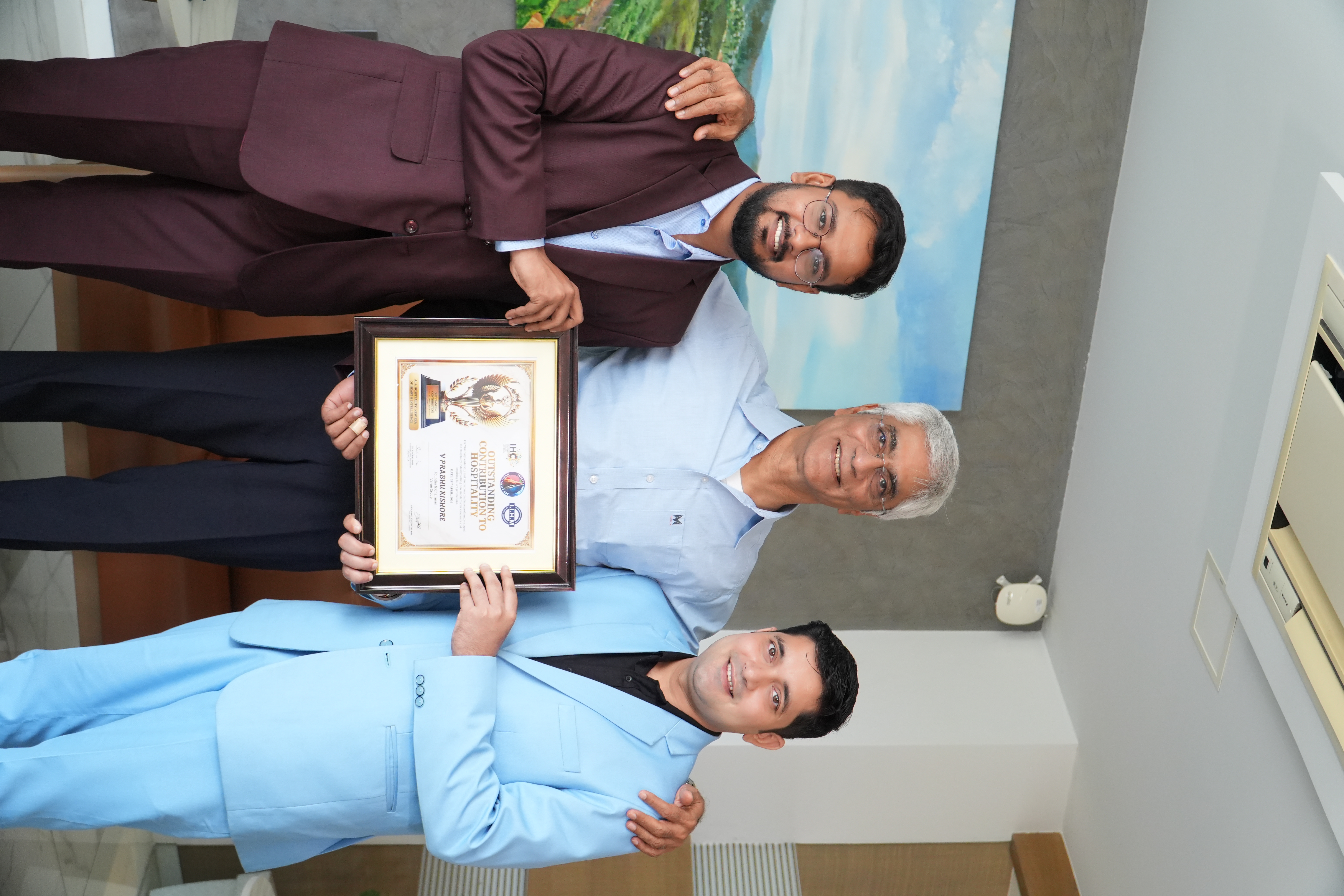 Varun Group Chairman Mr. V. Prabhu Kishore Honoured with Prestigious IHC-IIHM Outstanding Contribution to Hospitality Industry Award 2026-27