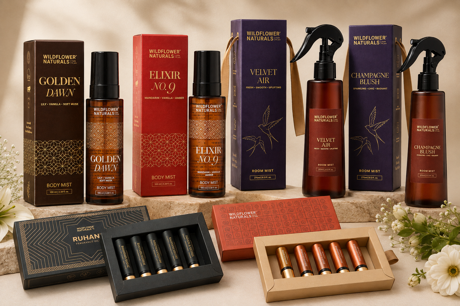 Wildflower Naturals Enters the Fragrance Category with Premium Body and Luxury Room Mists