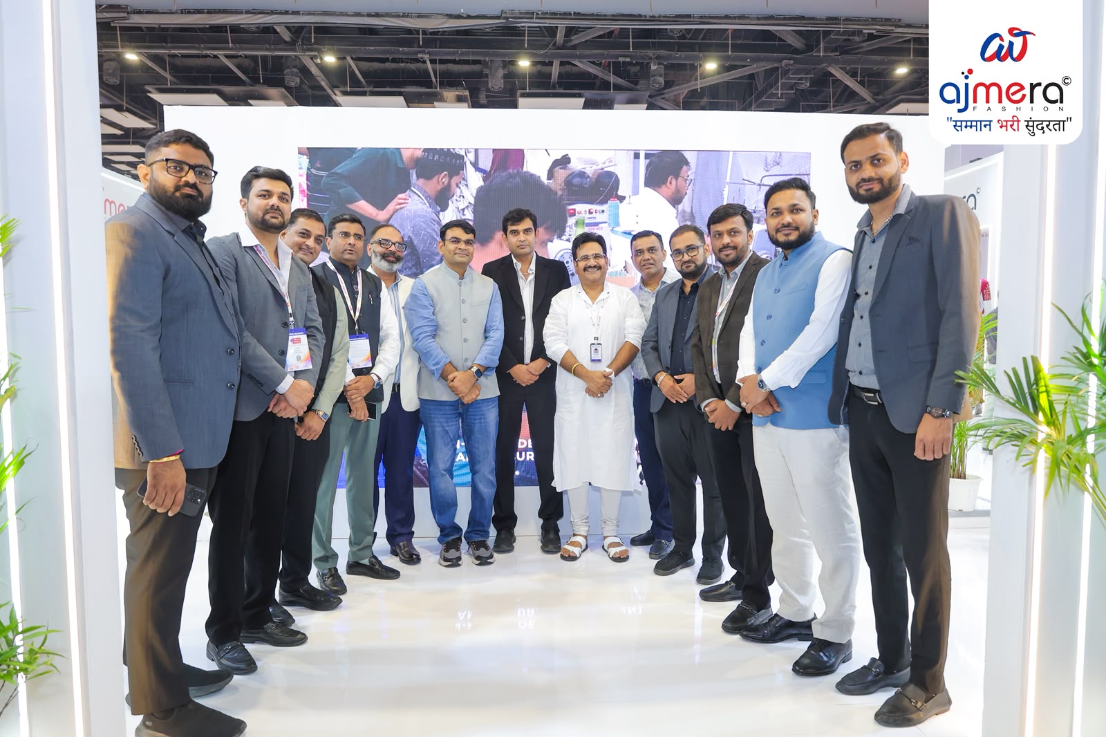 Ajmera Fashion Leads a 100-Vendor Textile Showcase on the Opening Day of the Bharatiya Vyapar Mahotsav 2026