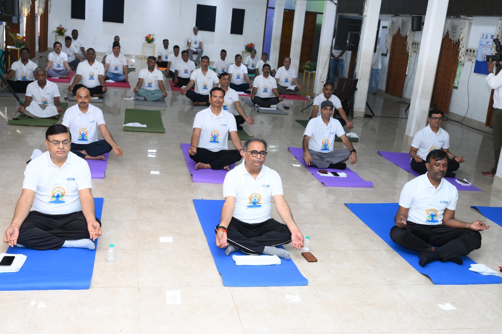 Indian Overseas Bank Celebrates 12th International Day of Yoga