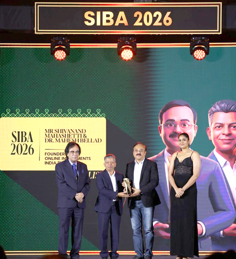 Online Instruments (India) Limited Co-founders Shivanand Mahashetti and Dr. Mahesh Bellad recognised at SIBA 2026