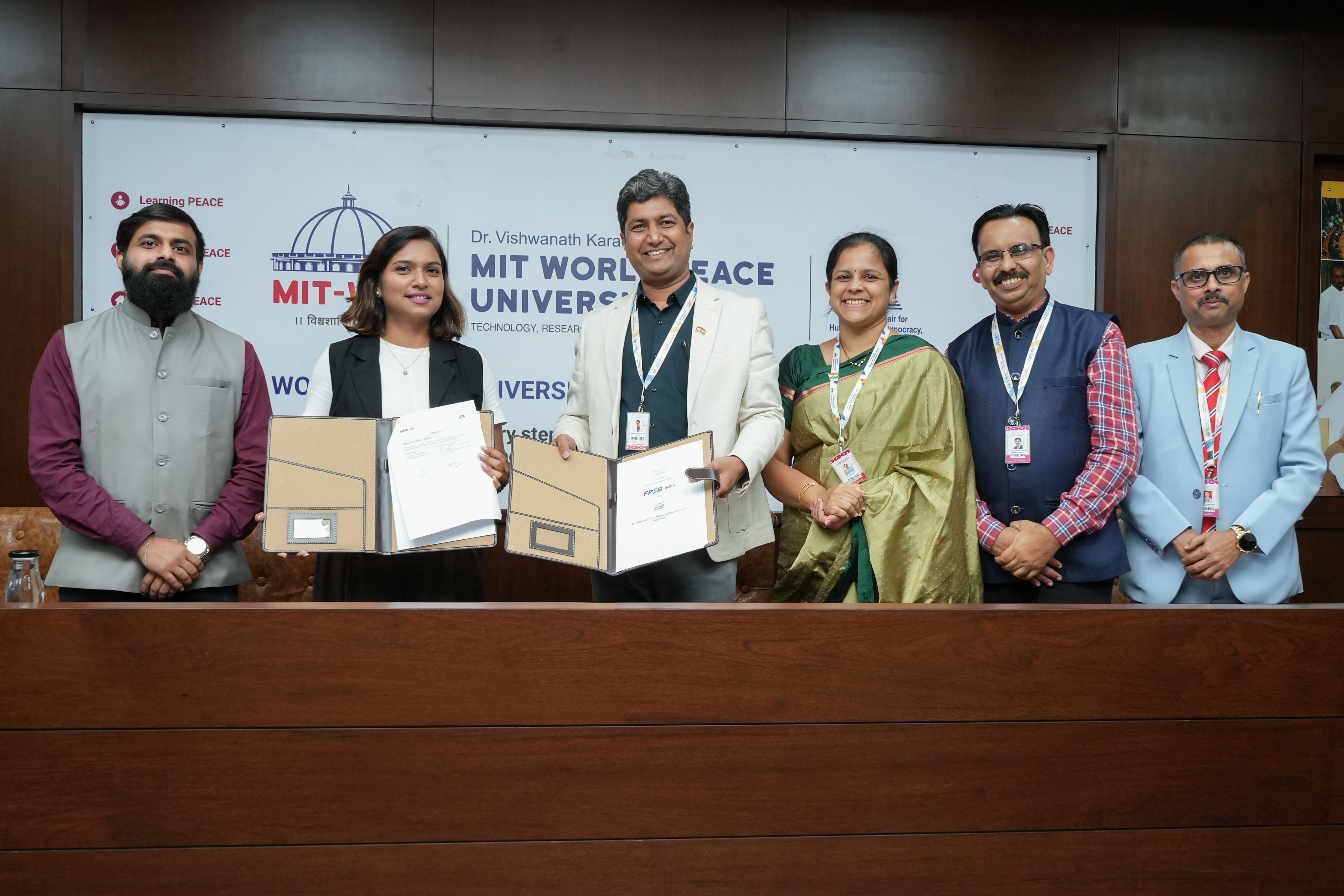 MIT-WPU School of Commerce & Economics Signs MoU with FPSB India