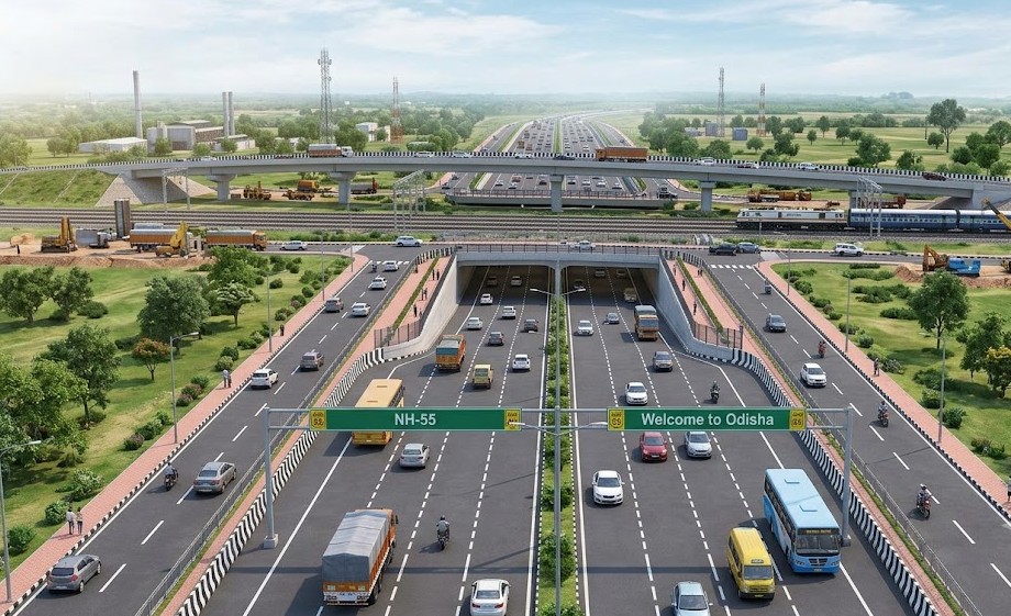 NH-55 Six-Laning, Four Underpasses and Railway Overbridge Proposed to Ease Traffic in Odisha