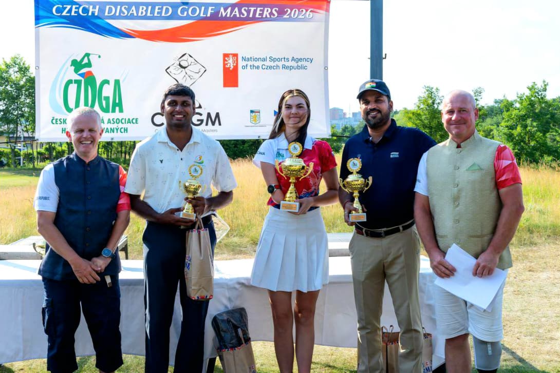 Indians secure two podium finishes at Czech Disabled Golf Masters 2026