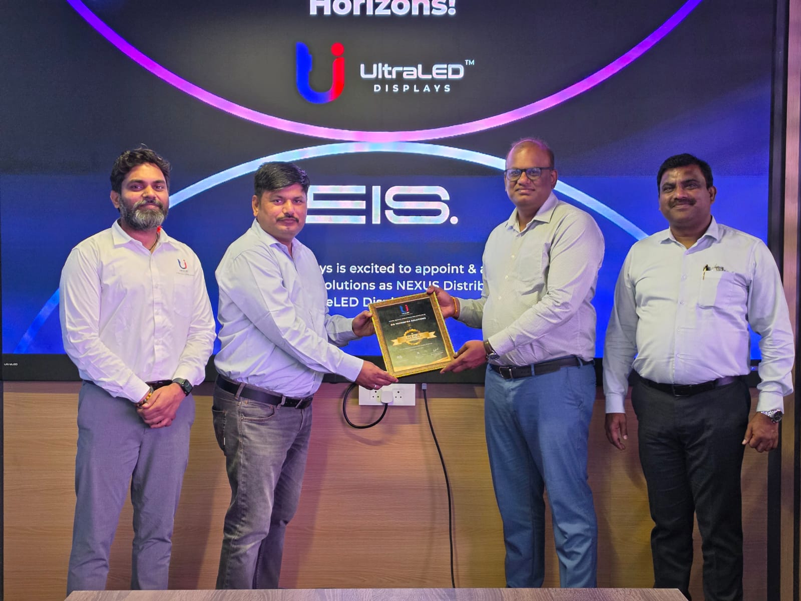 Rlease - UltraLED Displays Adds EIS TechInfra Solutions to ULTRA NEXUS Network for South India Expansion