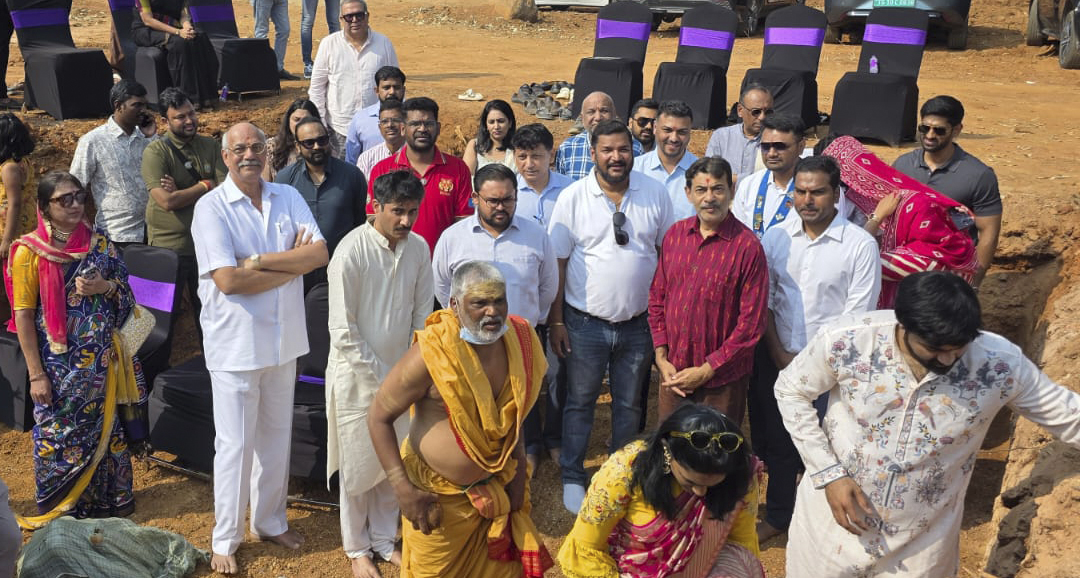 Round Table India – Area 9 Lays Foundation for Integrated Government School at Dundigal, Hyderabad.