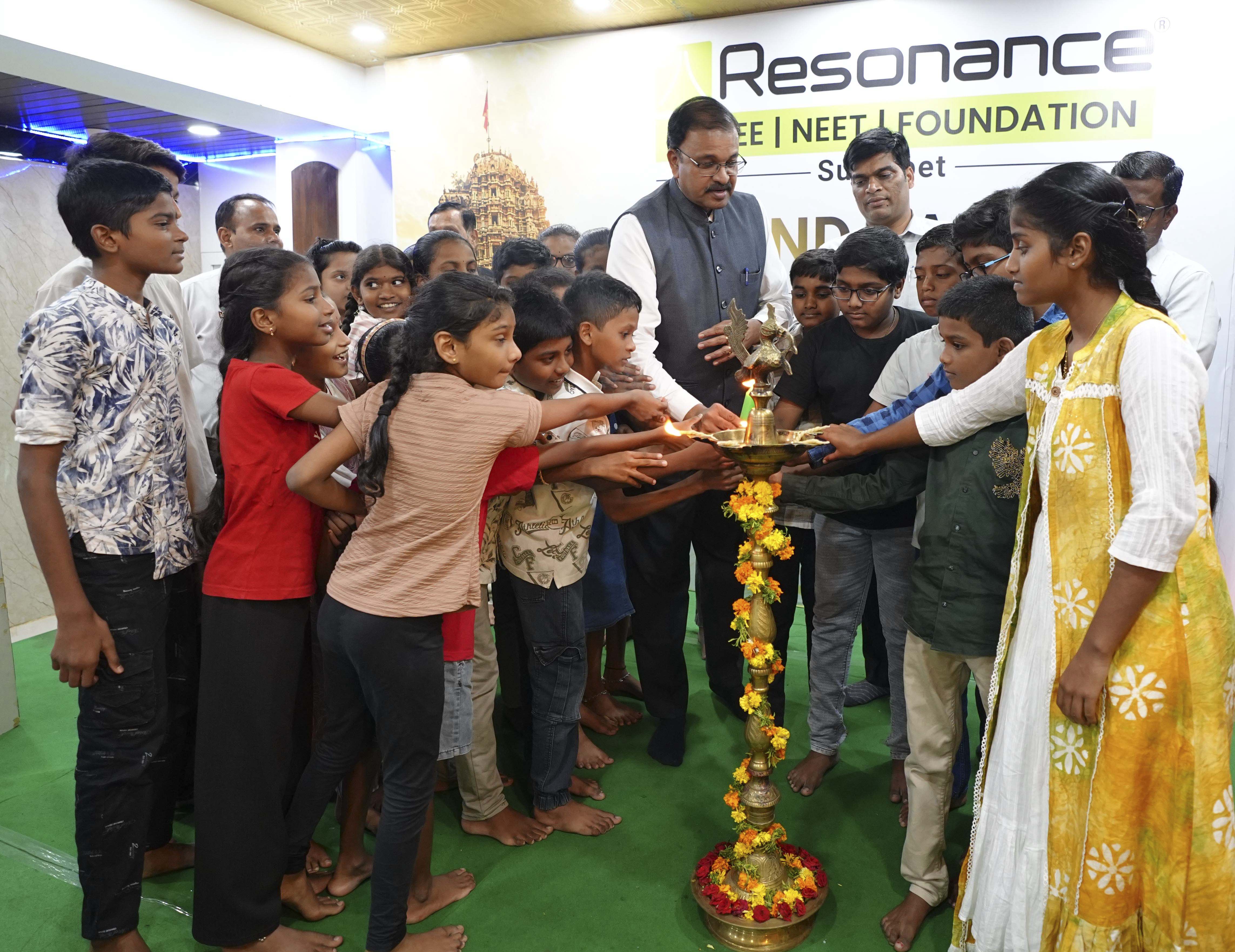 Shri JD Lakshminarayana inaugurates Resonance Foundation Centre at Suryapet!