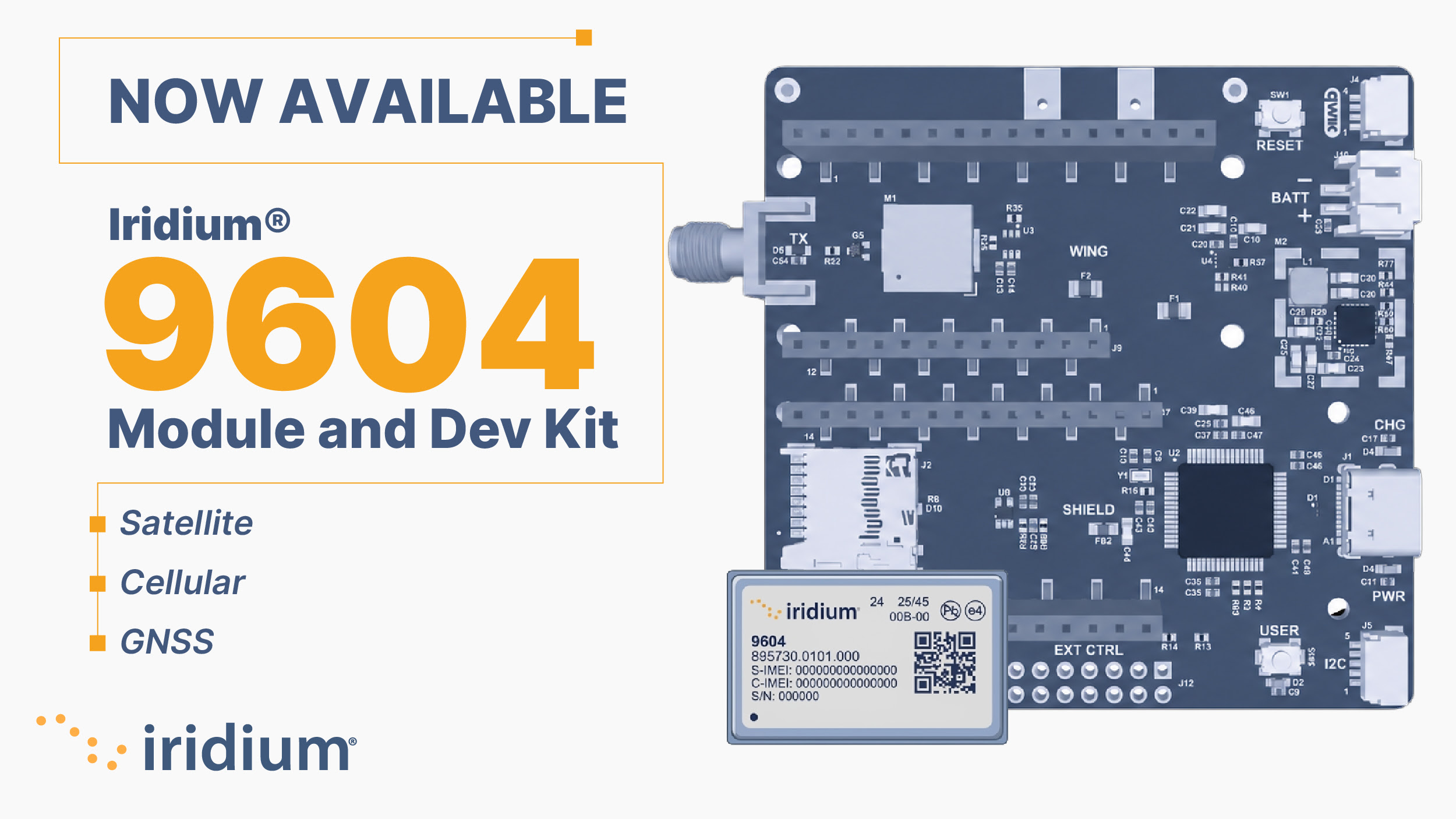 Iridium's Next‑Generation Hybrid IoT Module and Development Kit are Now Commercially Available