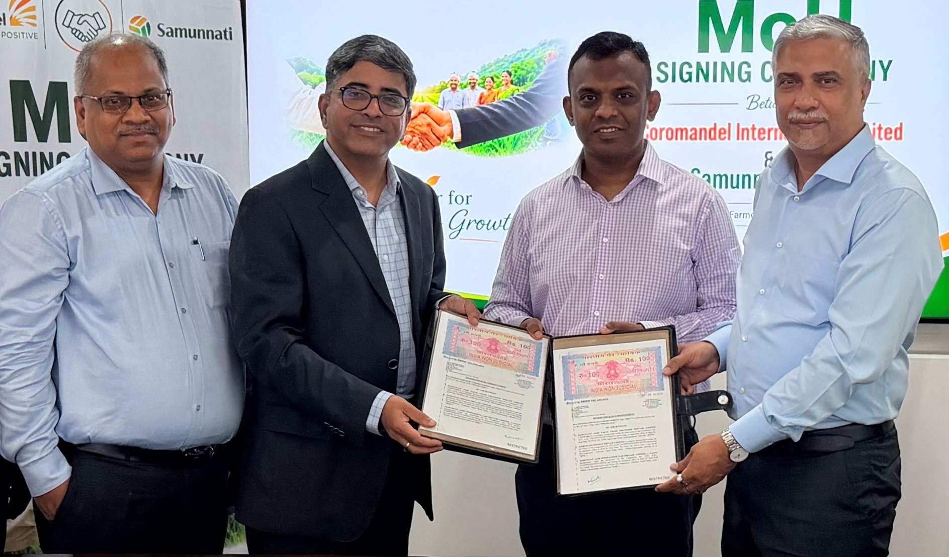 CIL Coromandel International and Samunnati Sign MoU to Strengthen Agri-Input Access for FPOs and Rural Agri Ecosystem