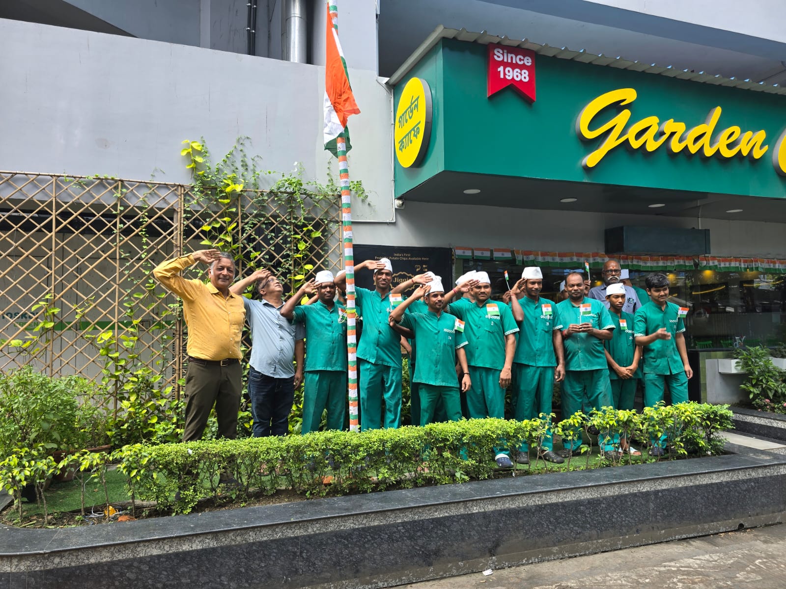 Garden Cafe Celebrates Independence Day with Benne Dosas and Tricolour Specials