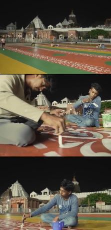 Traditional Jhoti-Chita Art Adorns Puri's Grand Road Ahead of Rath Yatra 2026
