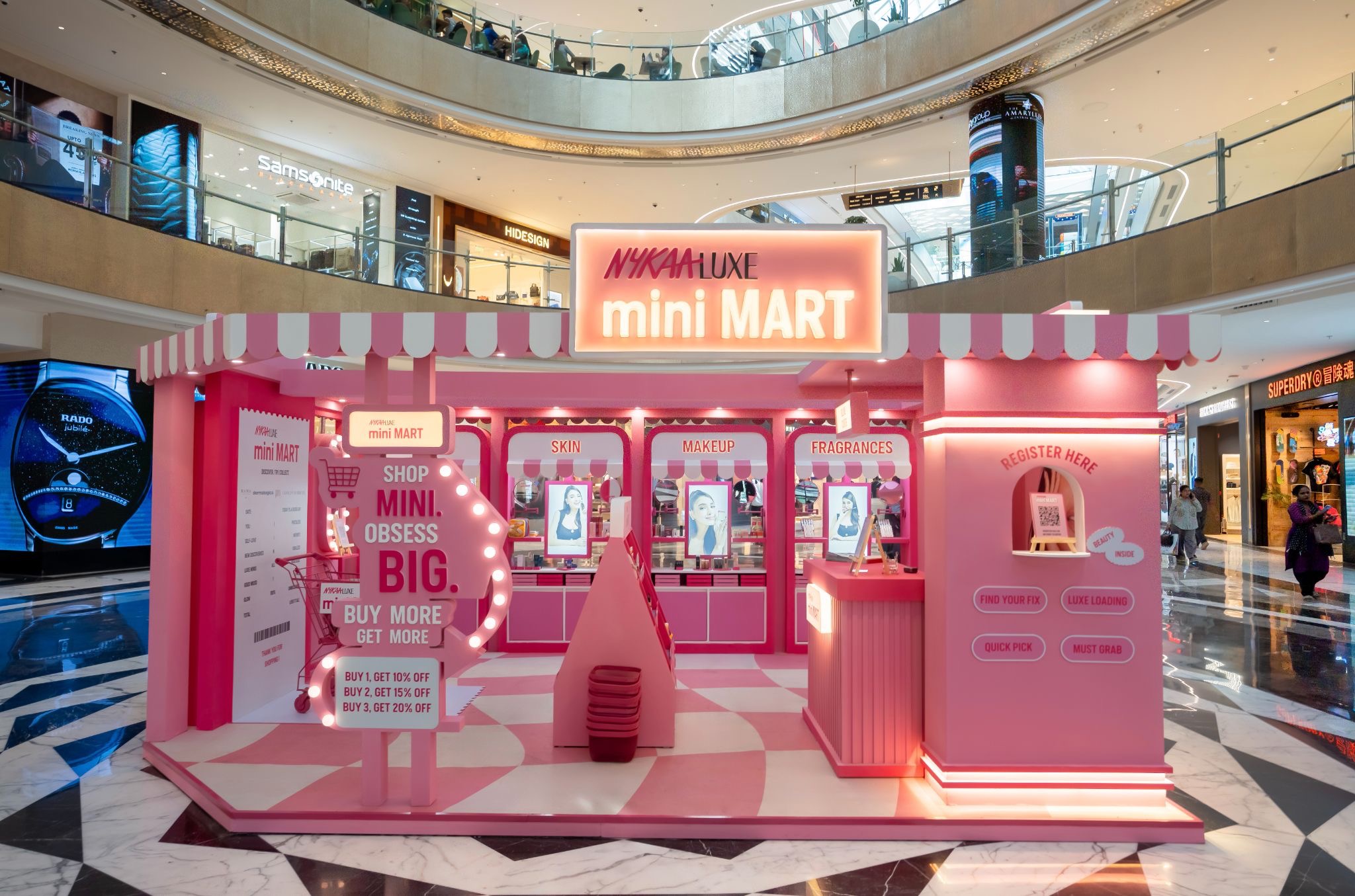 Nykaa Luxe Mini Mart Brings a Playful New Way to Discover Luxury Beauty to Delhi