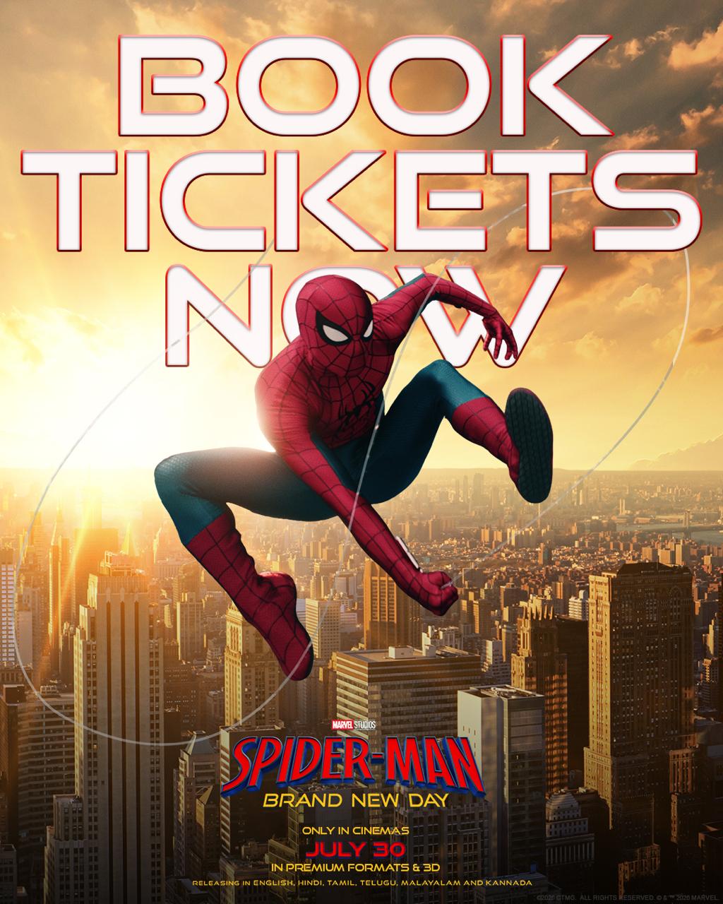 Spider-Man: Brand New Day Opens Advance Bookings in India, Giving Fans First Access to Premium Large Format Screens