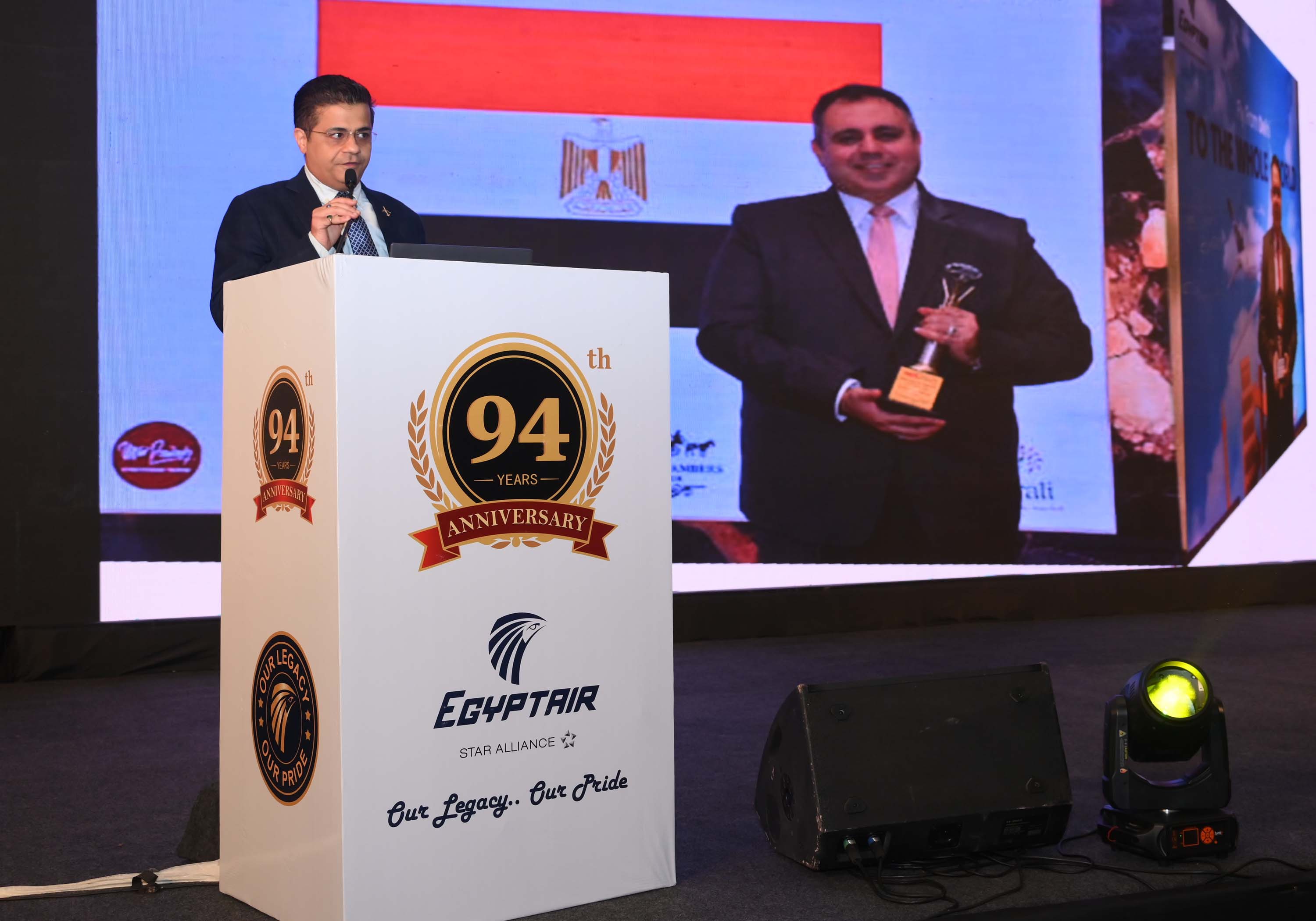 Egyptair celebrates 94 years in India with a grand industry evening in New Delhi; announces upcoming UNESCO collaboration.