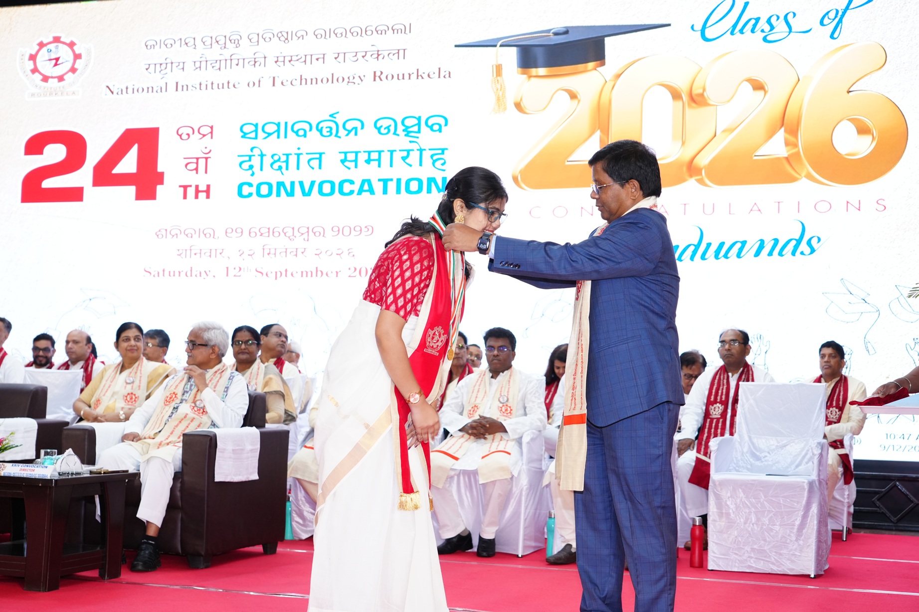 NIT Rourkela Awards 2033 degrees during the 24th Convocation Ceremony