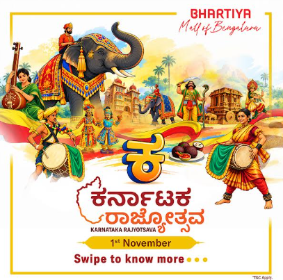 Listicle | Karnataka Rajyotsava: A Cultural Extravaganza At Bhartiya Mall of Bengaluru on 1st November 2025