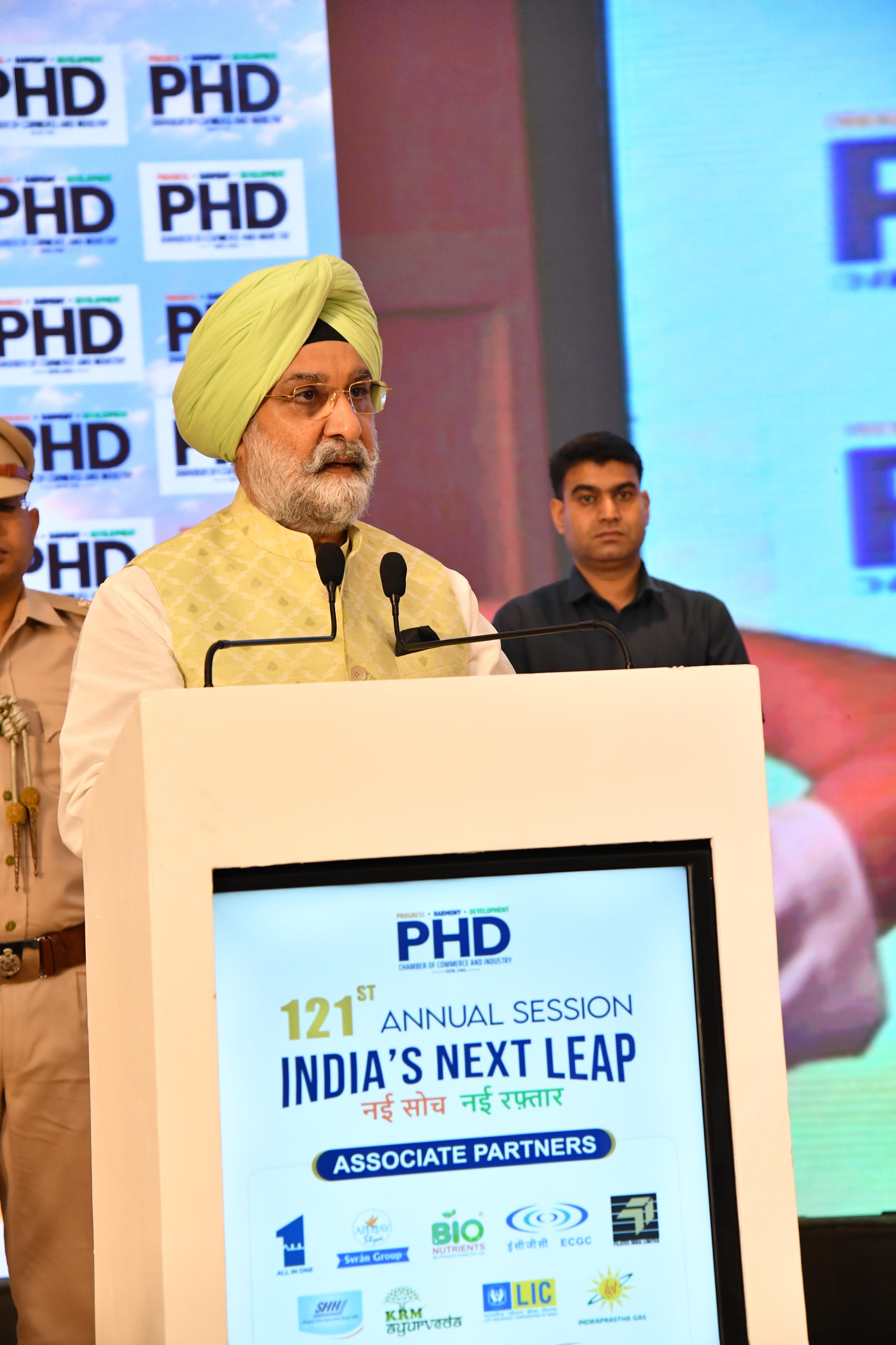 Sandhu Highlights Scaling, Innovation and MSME Growth as Key to India&rsquo;s Industrial Future at PHDCCI&rsquo;s 121st Annual Session