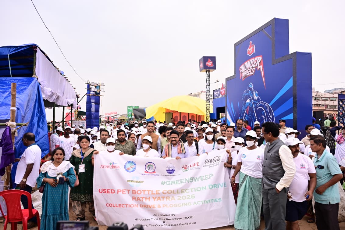 Used PET Bottle-Free Rath Yatra&rsquo; Collection Drive Launched at Puri Rath Yatra 2026