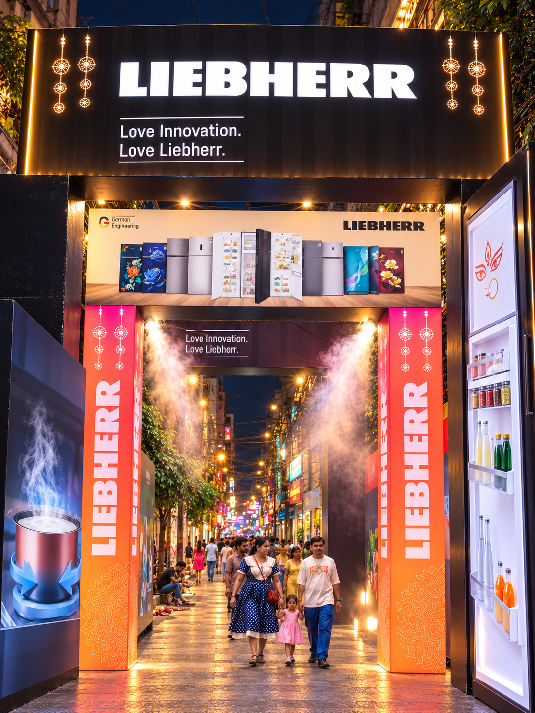 Liebherr Appliances Unveils a 35-Foot Refrigerator-Inspired Pandal at Kolkata&rsquo;s Durga Celebrations
