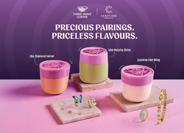CaratLane and Third Wave Coffee Launch Limited-Edition Diamond-Inspired Ube Beverage Range Across India
