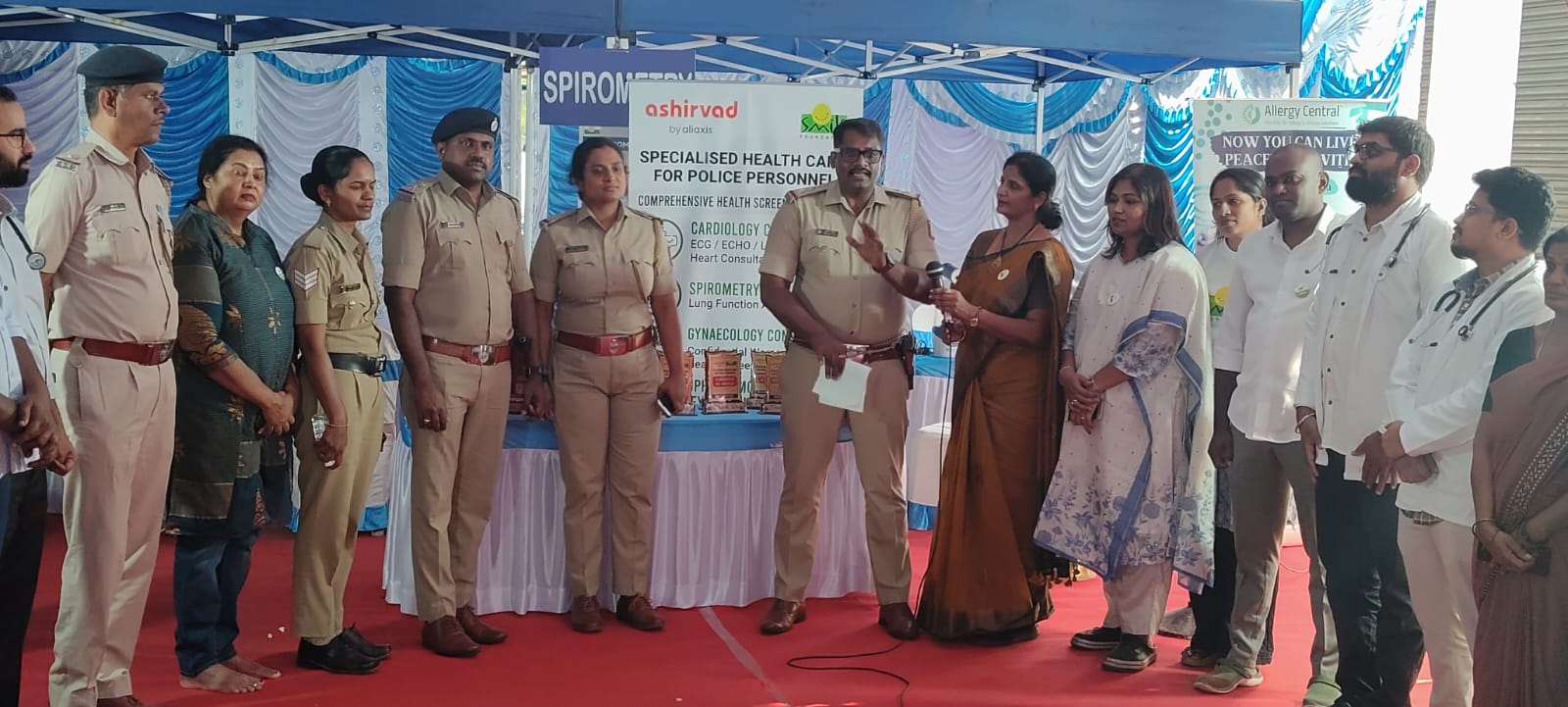 Ashirvad by Aliaxis, in partnership with Smile Foundation, launches health camps for Bengaluru City Police - Attached kannada release