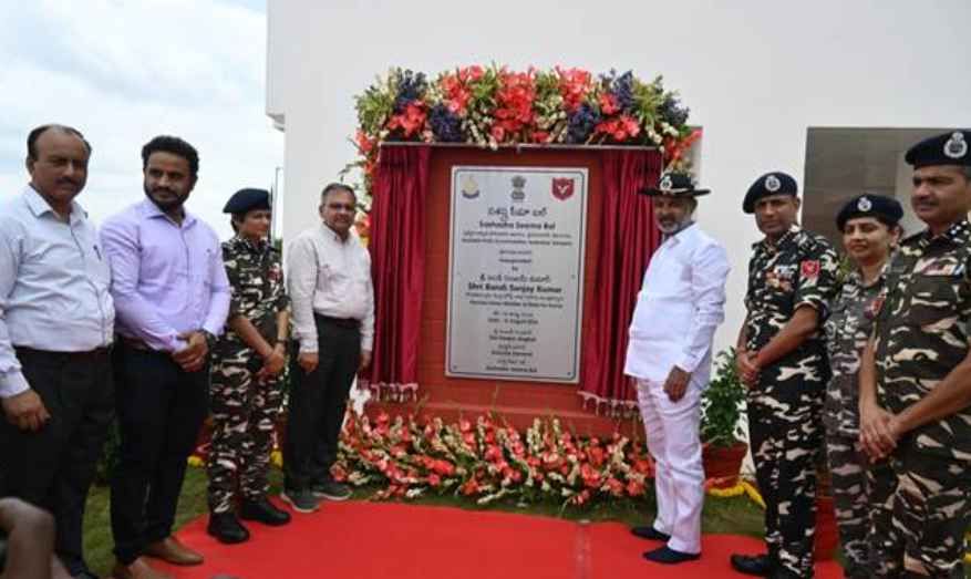 Bandi Sanjay Kumar Inaugurates 48 New Family Quarters for SSB Personnel in Hyderabad